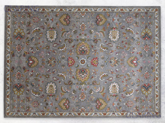 Handmade Traditional Floral Rug For Living Room and Bedroom