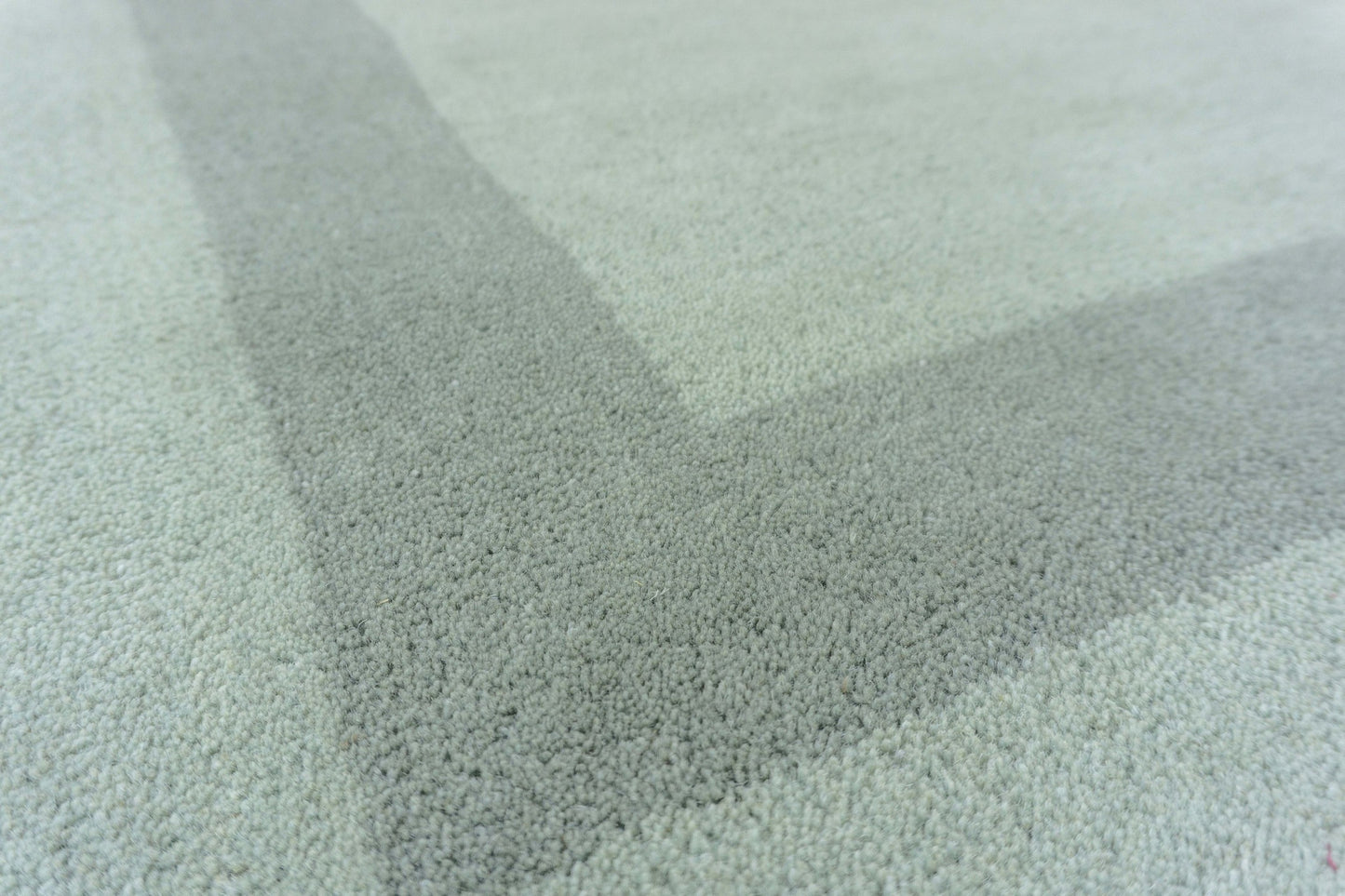 Handmade Hand-Tufted Modern Rug | Double Border Rug in Green