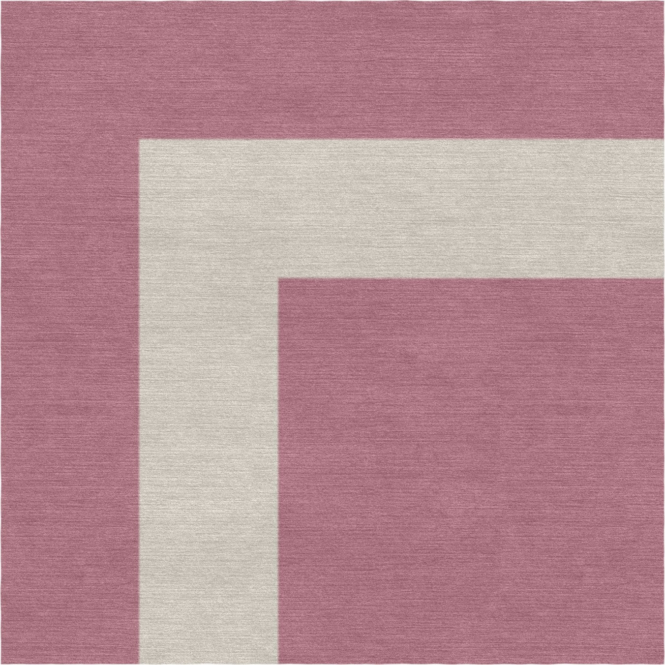 Handmade Hand-Tufted Modern Rug | Double Border Rug in Pink