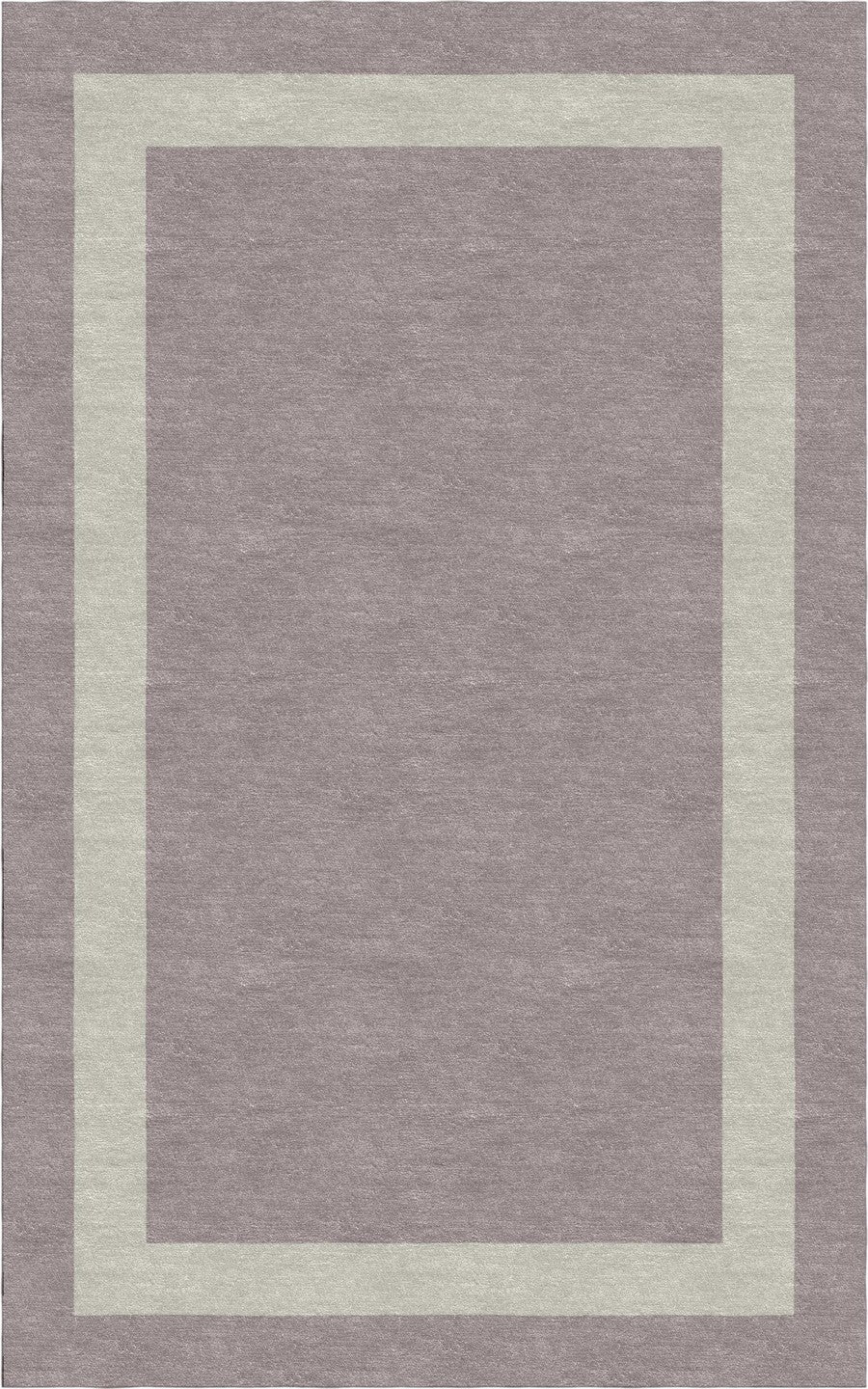 Handmade Hand-Tufted Modern Rug | Double Border Rug in Gray