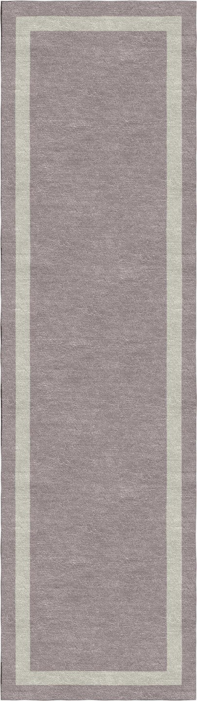 Handmade Hand-Tufted Modern Rug | Double Border Rug in Gray