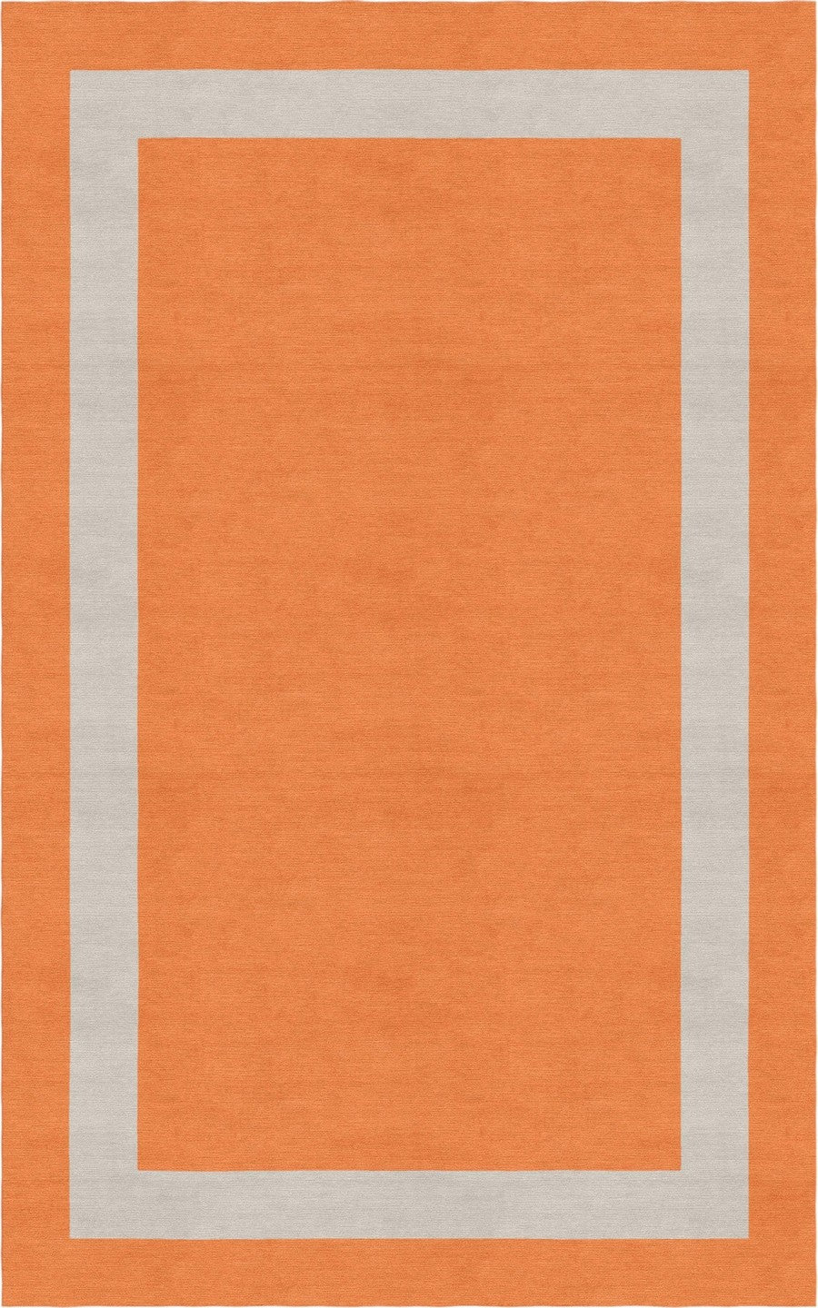 Handmade Hand-Tufted Modern Rug | Double Border Rug in Red