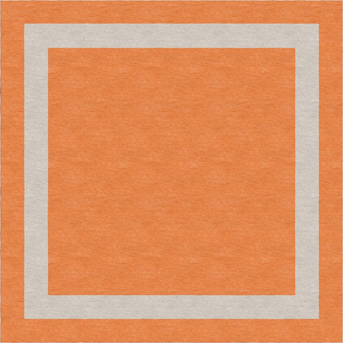 Handmade Hand-Tufted Modern Rug | Double Border Rug in Red