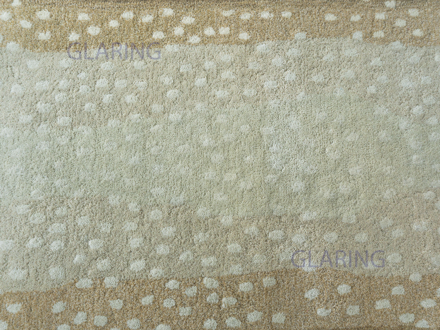 Handmade Modern Rug | Animal Print Design in Beige