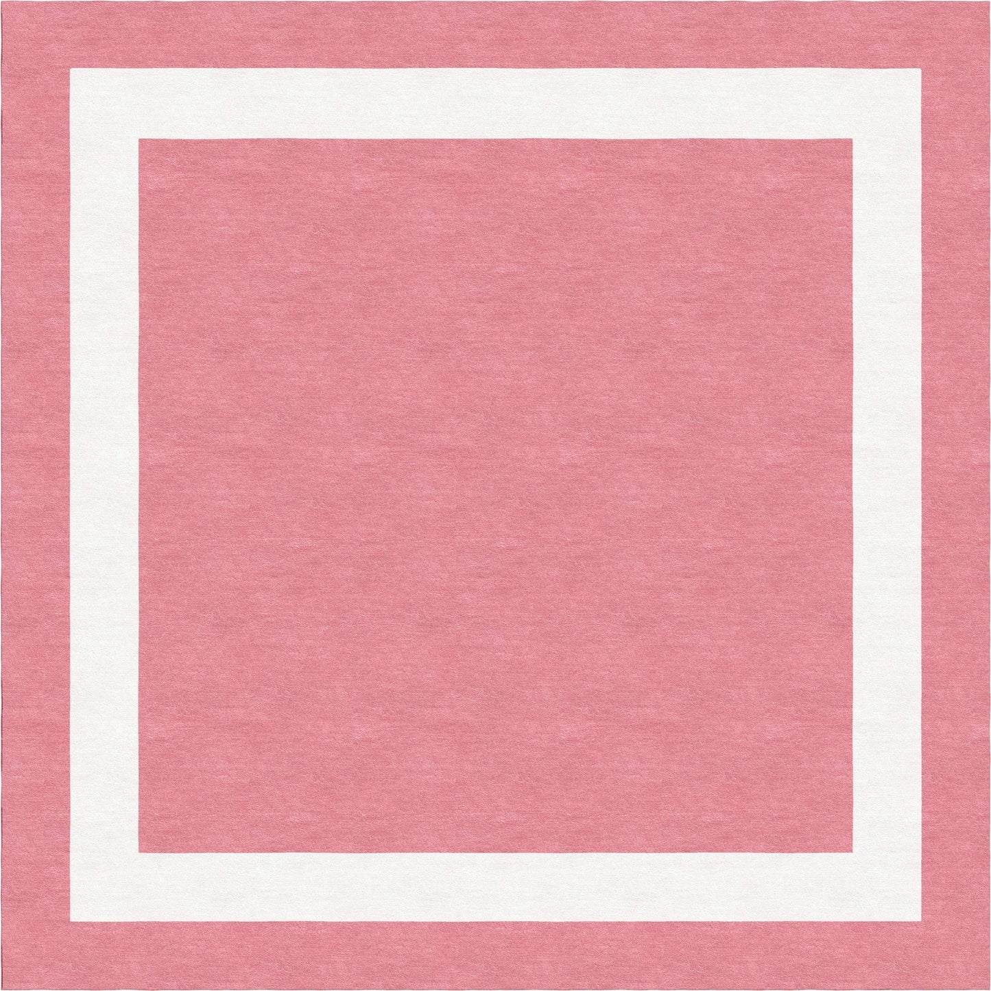 Handmade Hand-Tufted Modern Rug | Double Border Rug in Pink