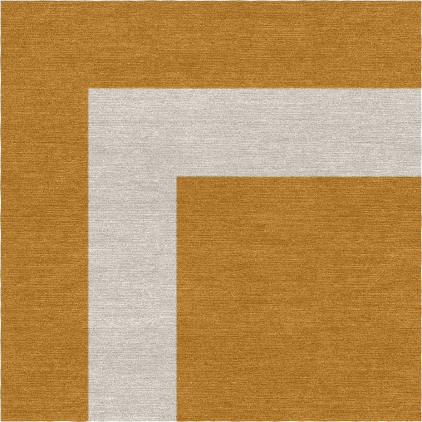 Handmade Hand-Tufted Modern Rug | Double Border Design in Ivory & Copper