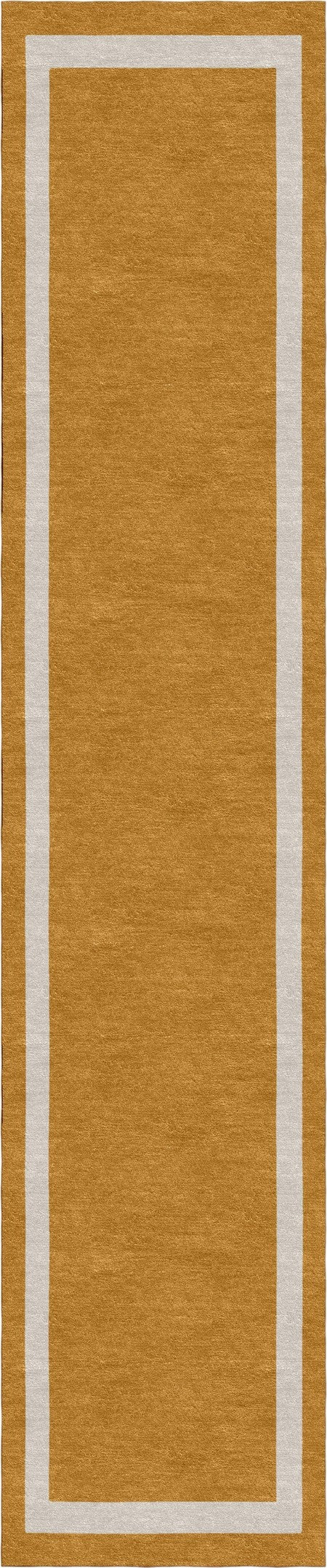 Handmade Hand-Tufted Modern Rug | Double Border Design in Ivory & Copper