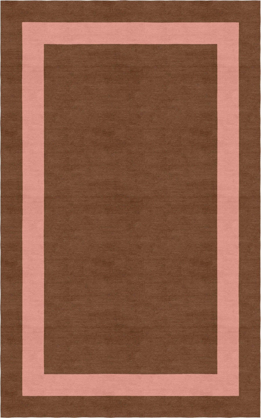 Handmade Hand-Tufted Modern Rug | Double Border Rug in Pink