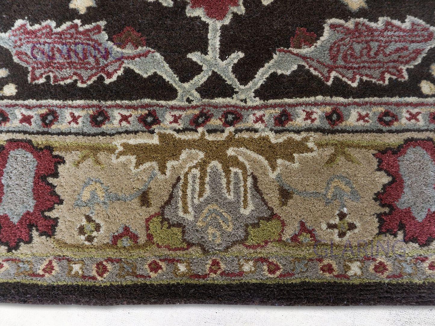 Handmade Traditional Rug | Oriental Design in Brown & Beige