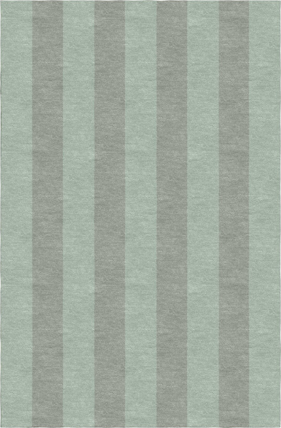 Handmade Hand-Tufted Modern Rug | Vertical Stripes Rug in Teal Green