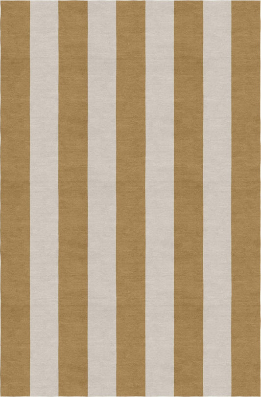 Handmade Hand-Tufted Modern Rug | Vertical Stripes Rug in Ivory