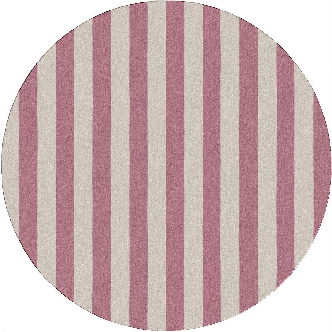 Handmade Hand-Tufted Modern Rug | Vertical Stripes Rug in Pink