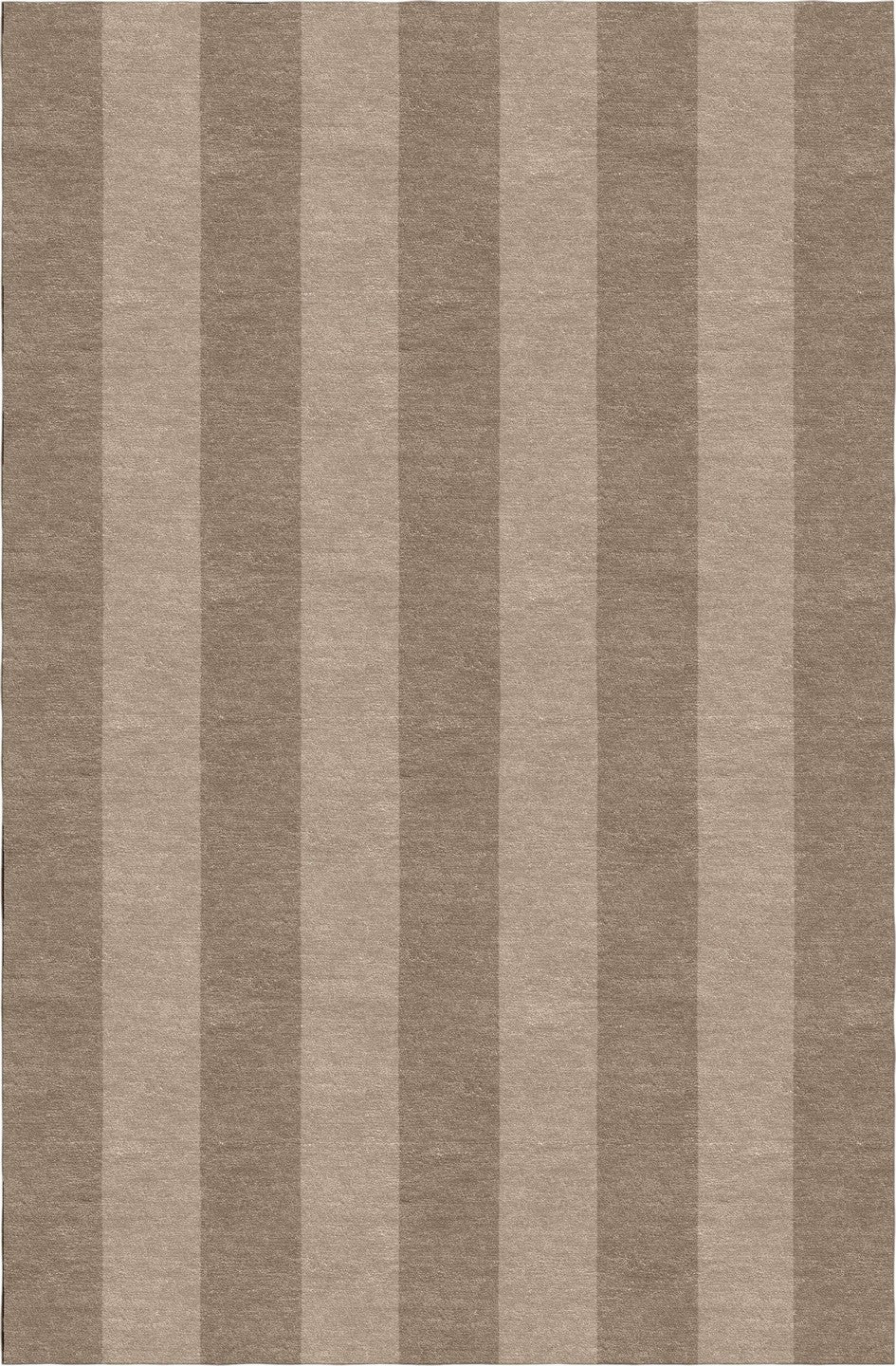 Handmade Hand-Tufted Modern Rug | Vertical Stripes Rug in Brown