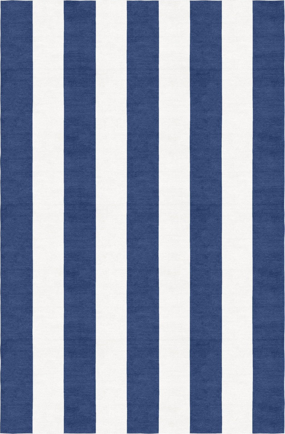 Handmade Hand-Tufted Modern Rug | Vertical Stripes Rug in Blue