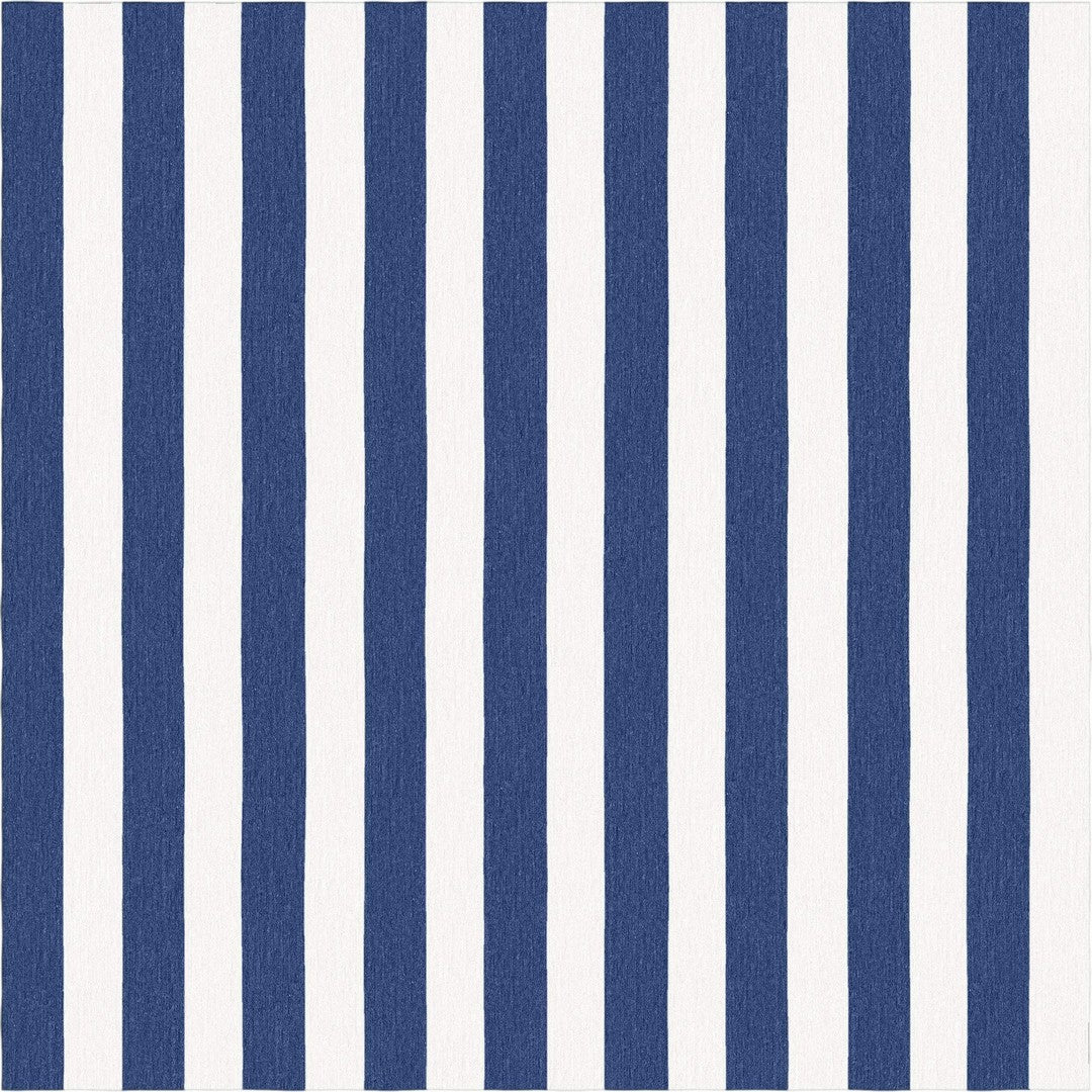 Handmade Hand-Tufted Modern Rug | Vertical Stripes Rug in Blue