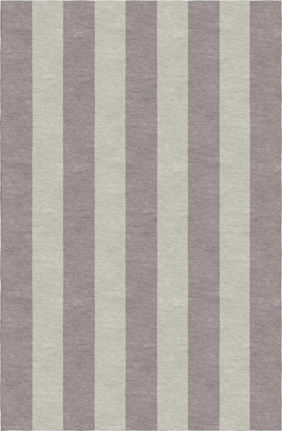 Handmade Hand-Tufted Modern Rug | Vertical Stripes Rug in Ivory
