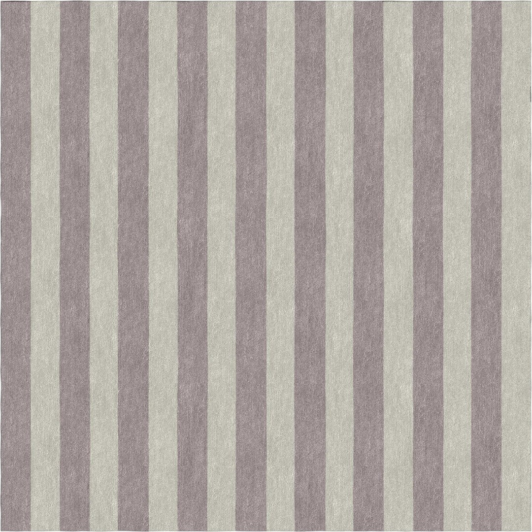Handmade Hand-Tufted Modern Rug | Vertical Stripes Rug in Ivory
