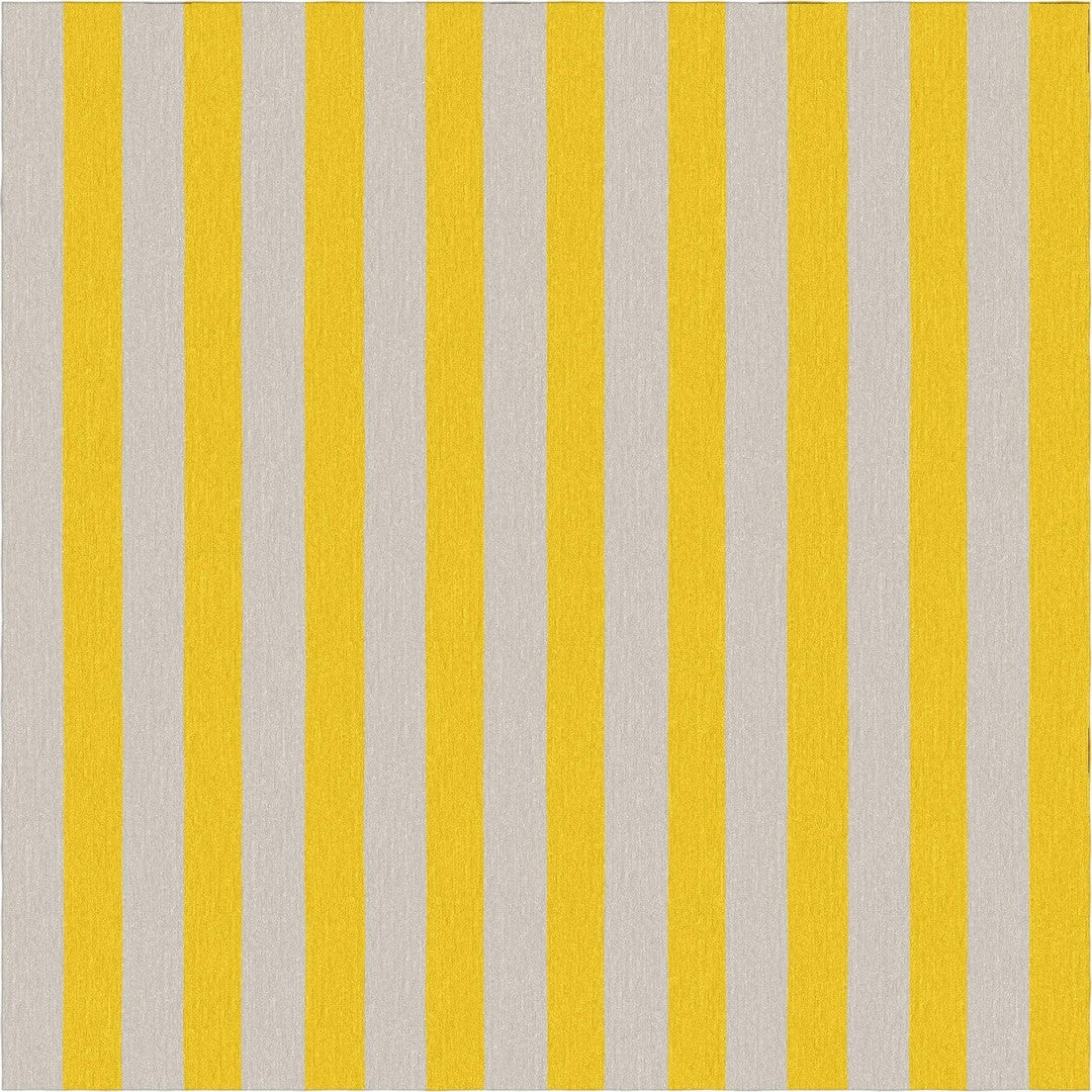 Handmade Hand-Tufted Modern Rug | Vertical Stripes Rug in Yellow