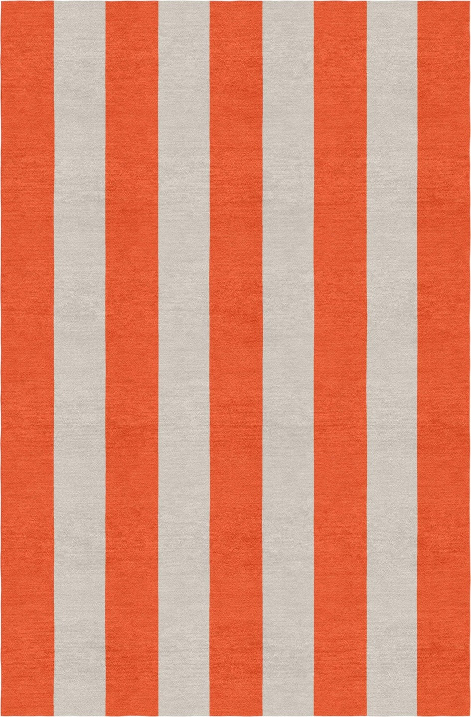 Handmade Hand-Tufted Modern Rug | Vertical Stripes Rug in Red