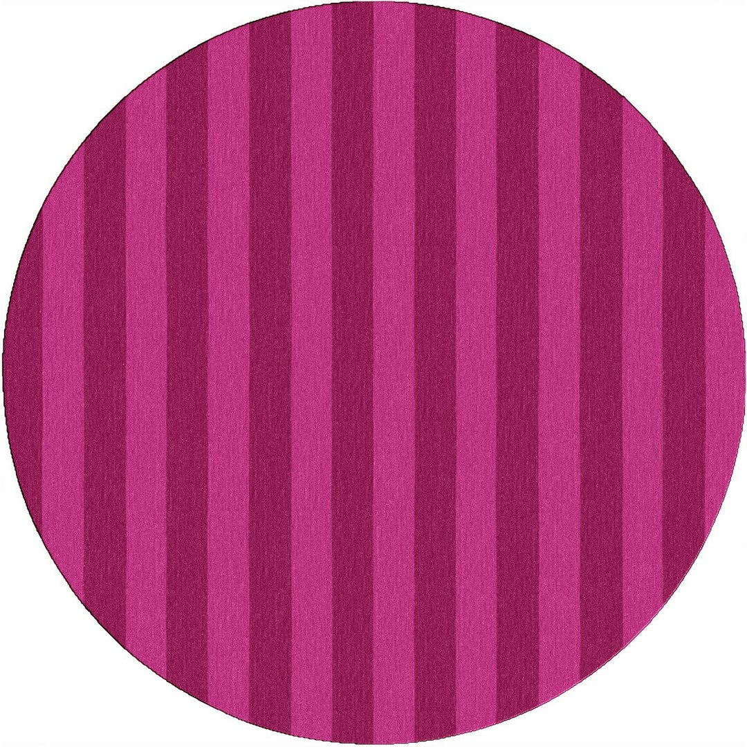 Handmade Hand-Tufted Modern Rug | Vertical Stripes Rug in Pink