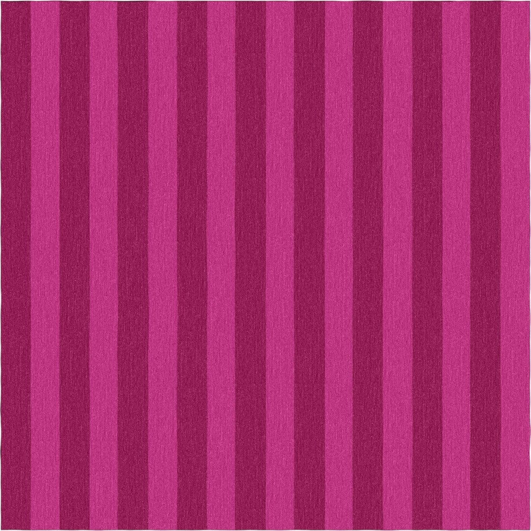 Handmade Hand-Tufted Modern Rug | Vertical Stripes Rug in Pink