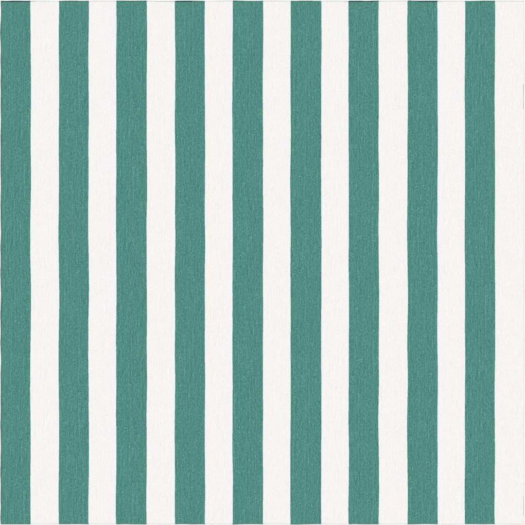 Handmade Hand-Tufted Modern Rug | Vertical Stripes Rug in Teal Green