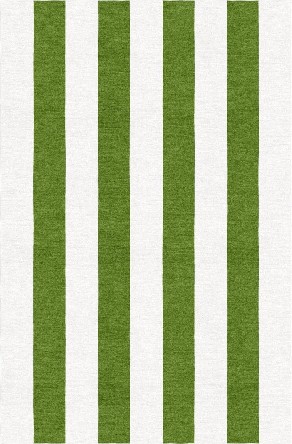 Handmade Hand-Tufted Modern Rug | Vertical Stripes Rug in Green