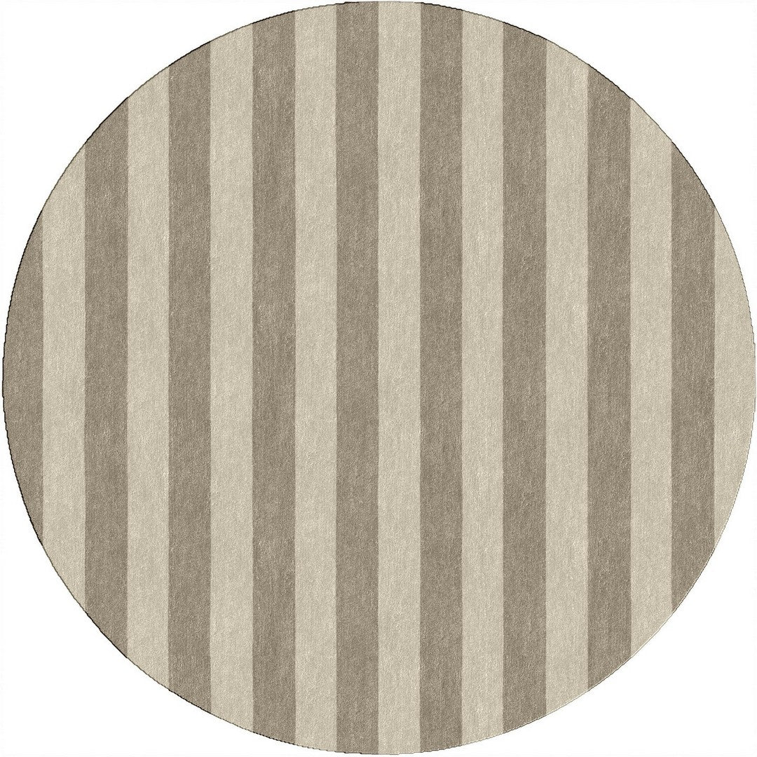 Handmade Hand-Tufted Modern Rug | Vertical Stripes Rug in Gray