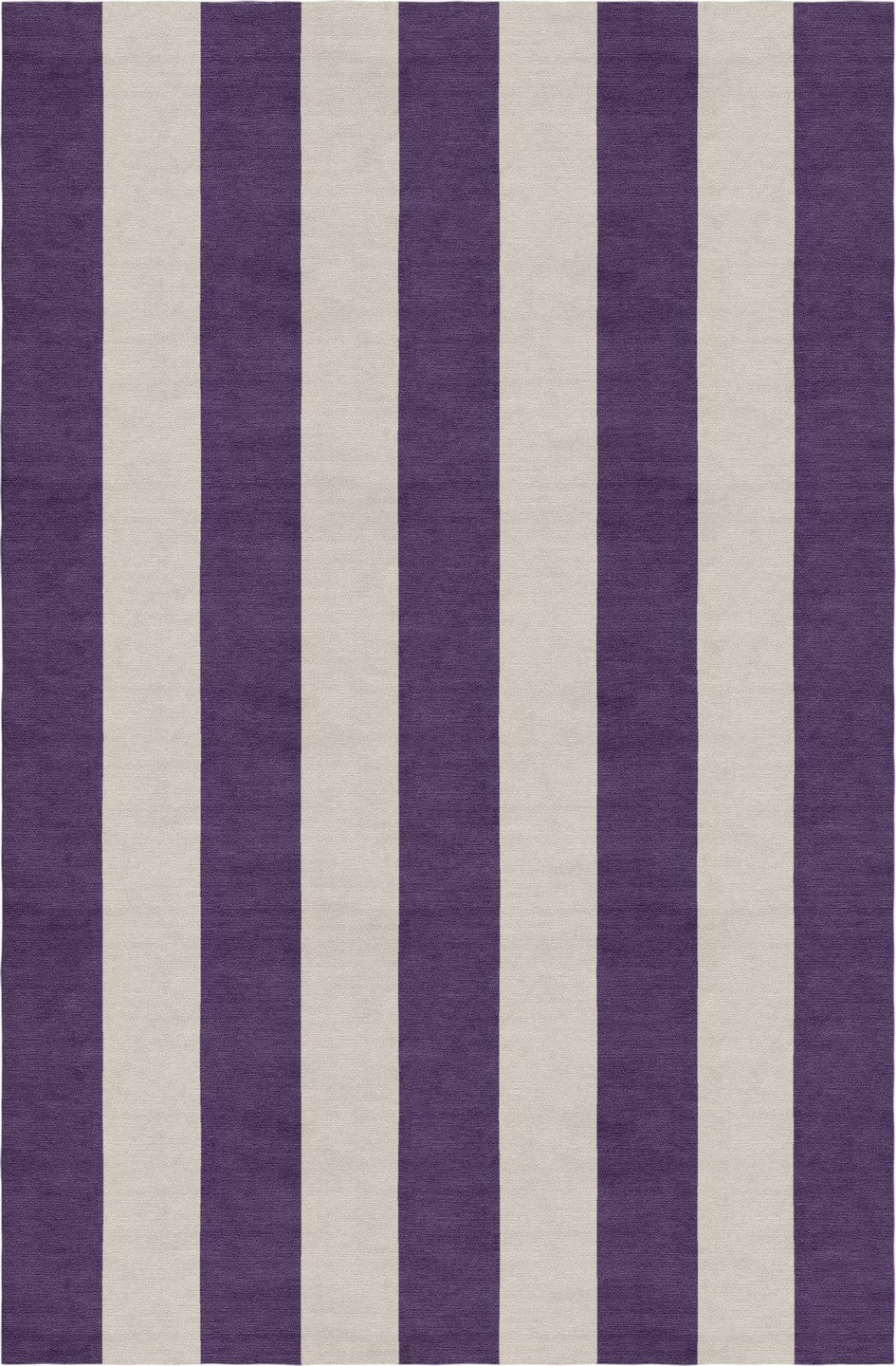 Handmade Hand-Tufted Modern Rug | Vertical Stripes Rug in Purple