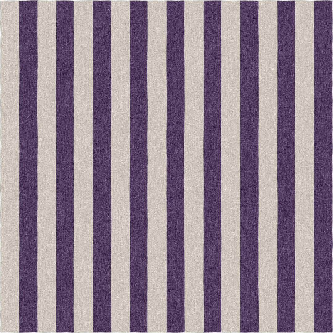 Handmade Hand-Tufted Modern Rug | Vertical Stripes Rug in Purple