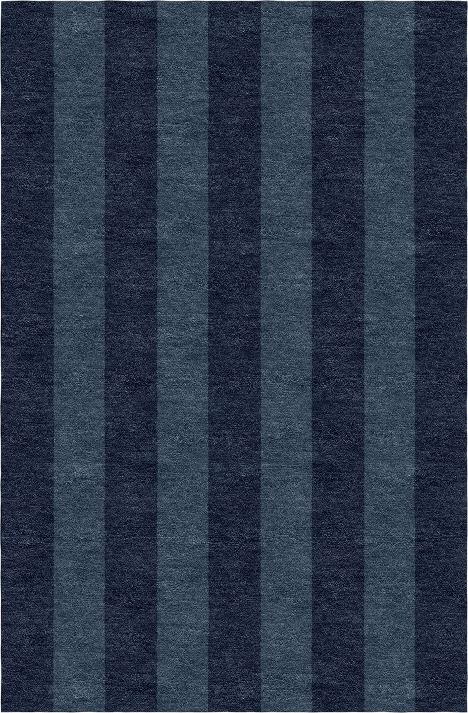 Handmade Hand-Tufted Modern Rug | Vertical Stripes Rug in Blue