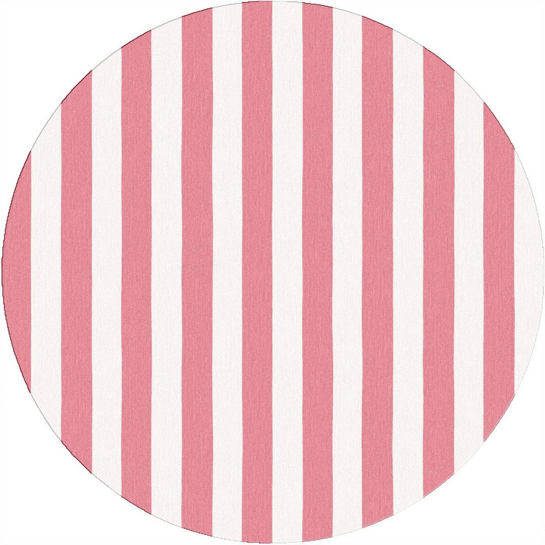 Handmade Hand-Tufted Modern Rug | Vertical Stripes Rug in Pink