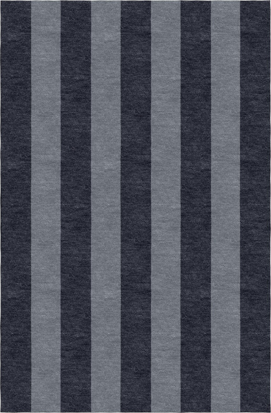 Handmade Hand-Tufted Modern Rug | Vertical Stripes Rug in Gray