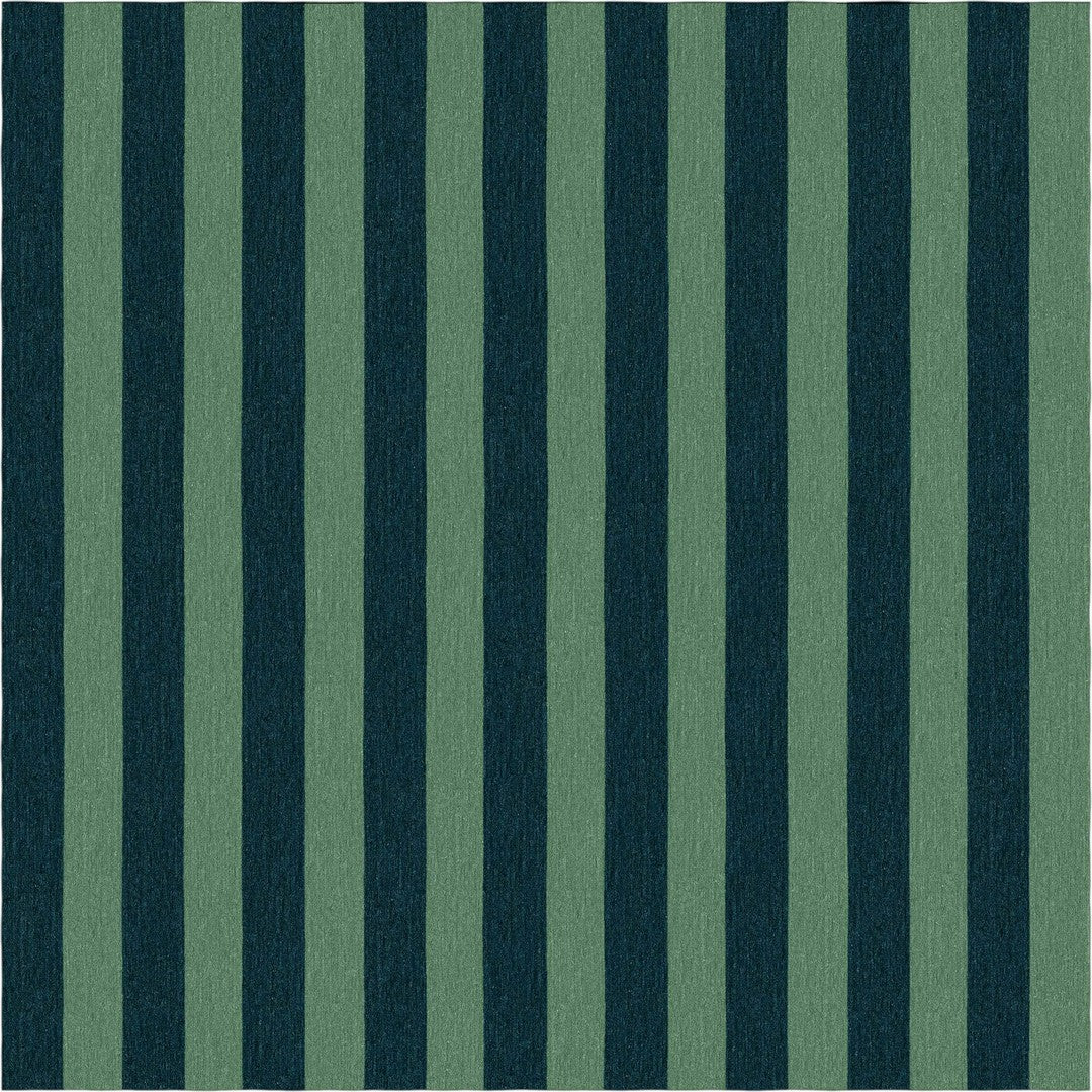 Handmade Hand-Tufted Modern Rug | Vertical Stripes Rug in Green