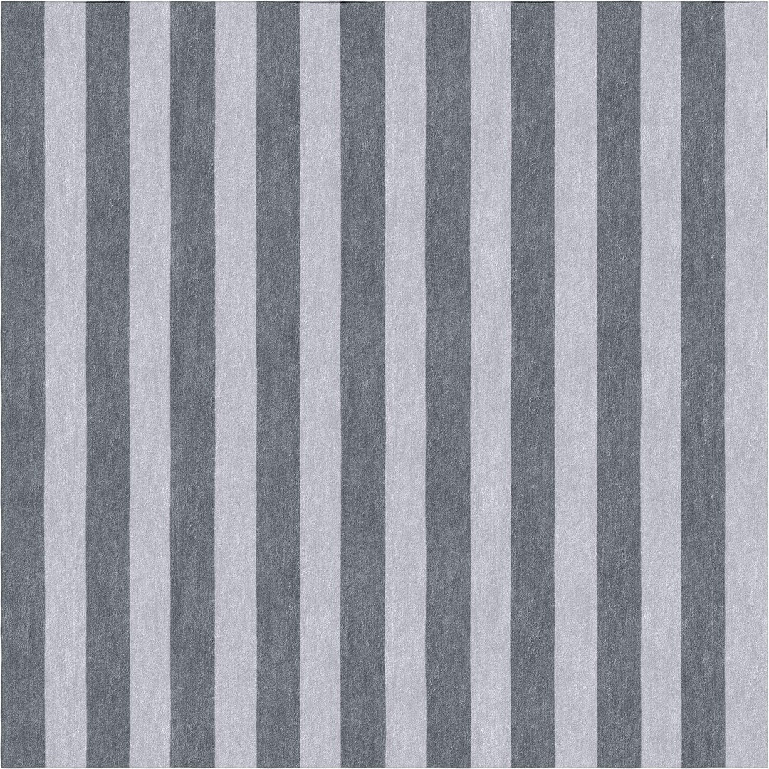 Handmade Hand-Tufted Modern Rug | Vertical Stripes Rug in Gray