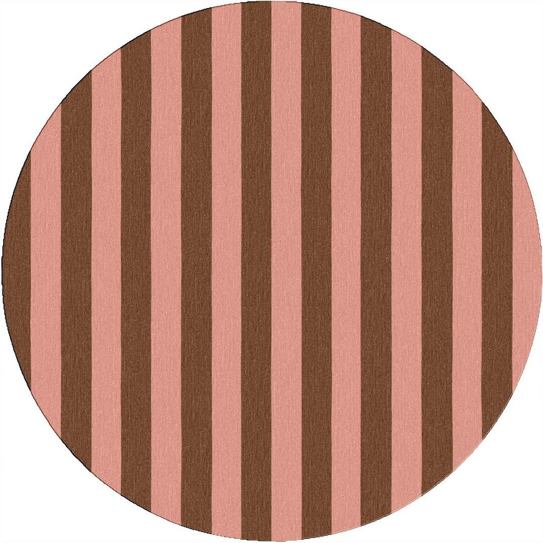 Handmade Hand-Tufted Modern Rug | Vertical Stripes Rug in Pink