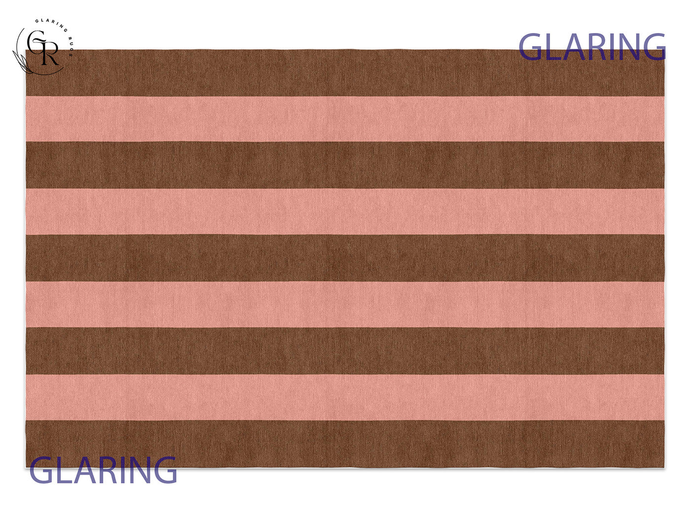 Handmade Hand-Tufted Modern Rug | Vertical Stripes Rug in Pink