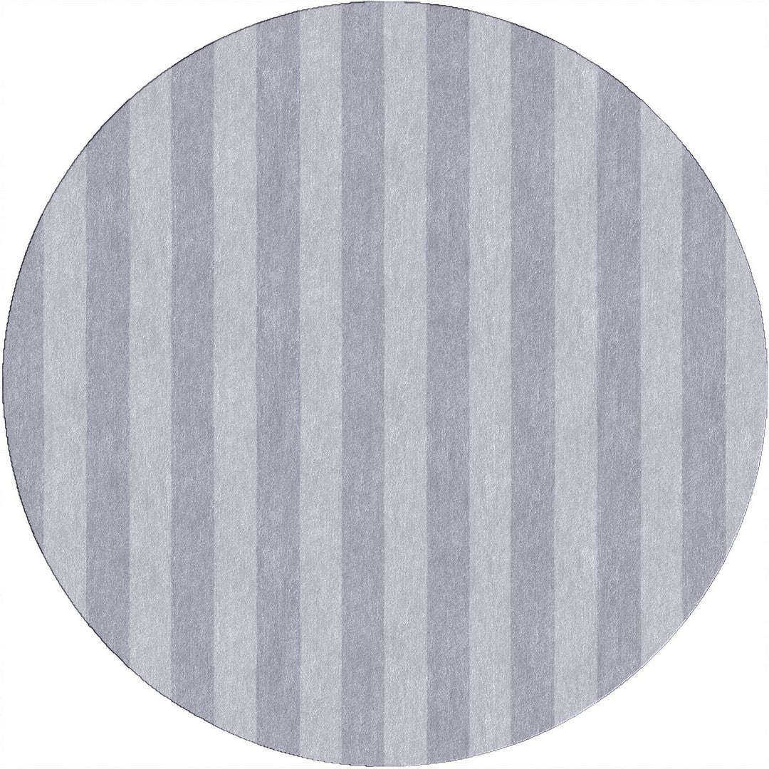 Handmade Hand-Tufted Modern Rug | Vertical Stripes Rug in Gray