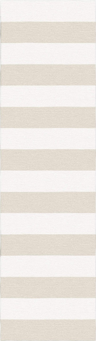 Handmade Hand-Tufted Modern Rug | Horizontal Stripes Rug in Gray