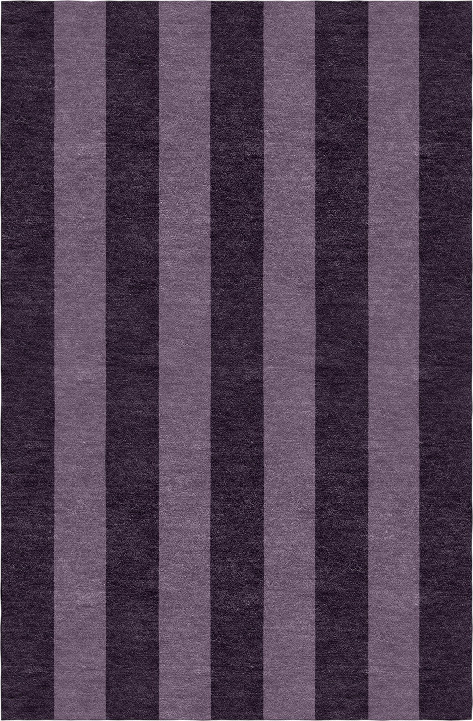 Handmade Hand-Tufted Modern Rug | Vertical Stripes Rug in Purple
