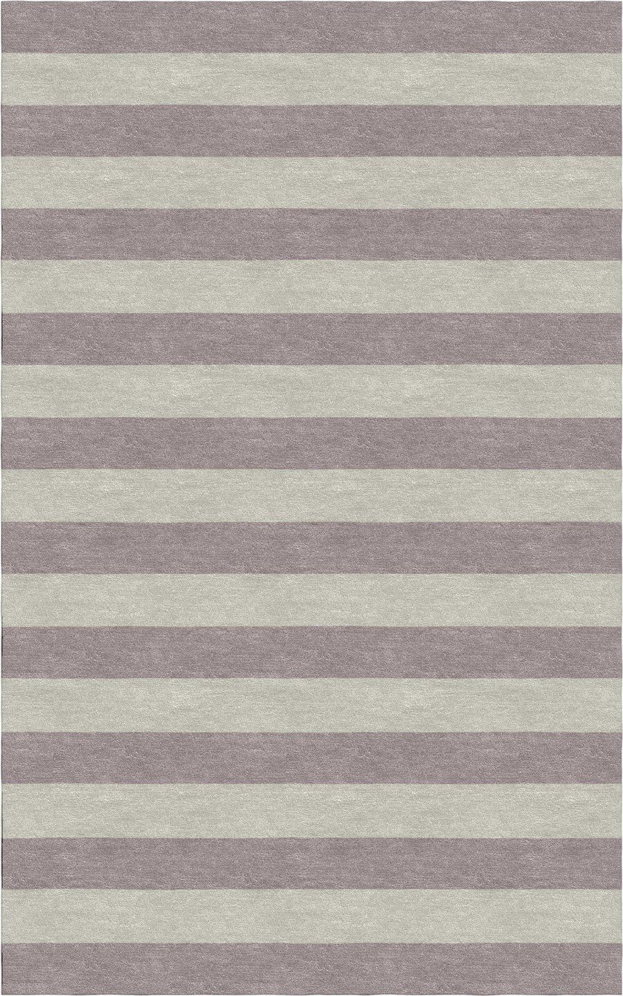 Handmade Hand-Tufted Modern Rug | Horizontal Stripes Rug in Ivory