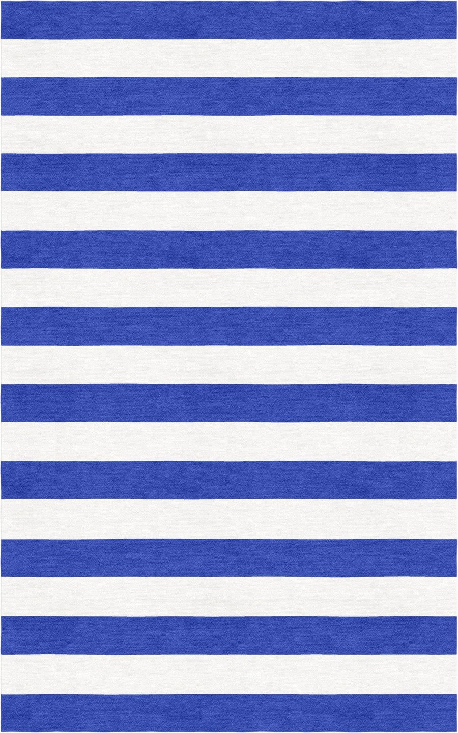 Handmade Hand-Tufted Modern Rug | Horizontal Stripes Rug in Blue