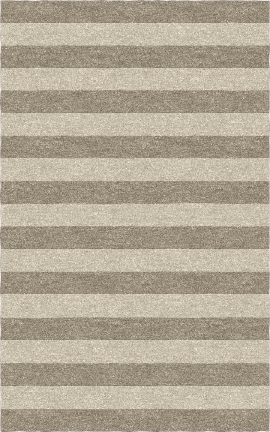Handmade Hand-Tufted Modern Rug | Horizontal Stripes Rug in Gray