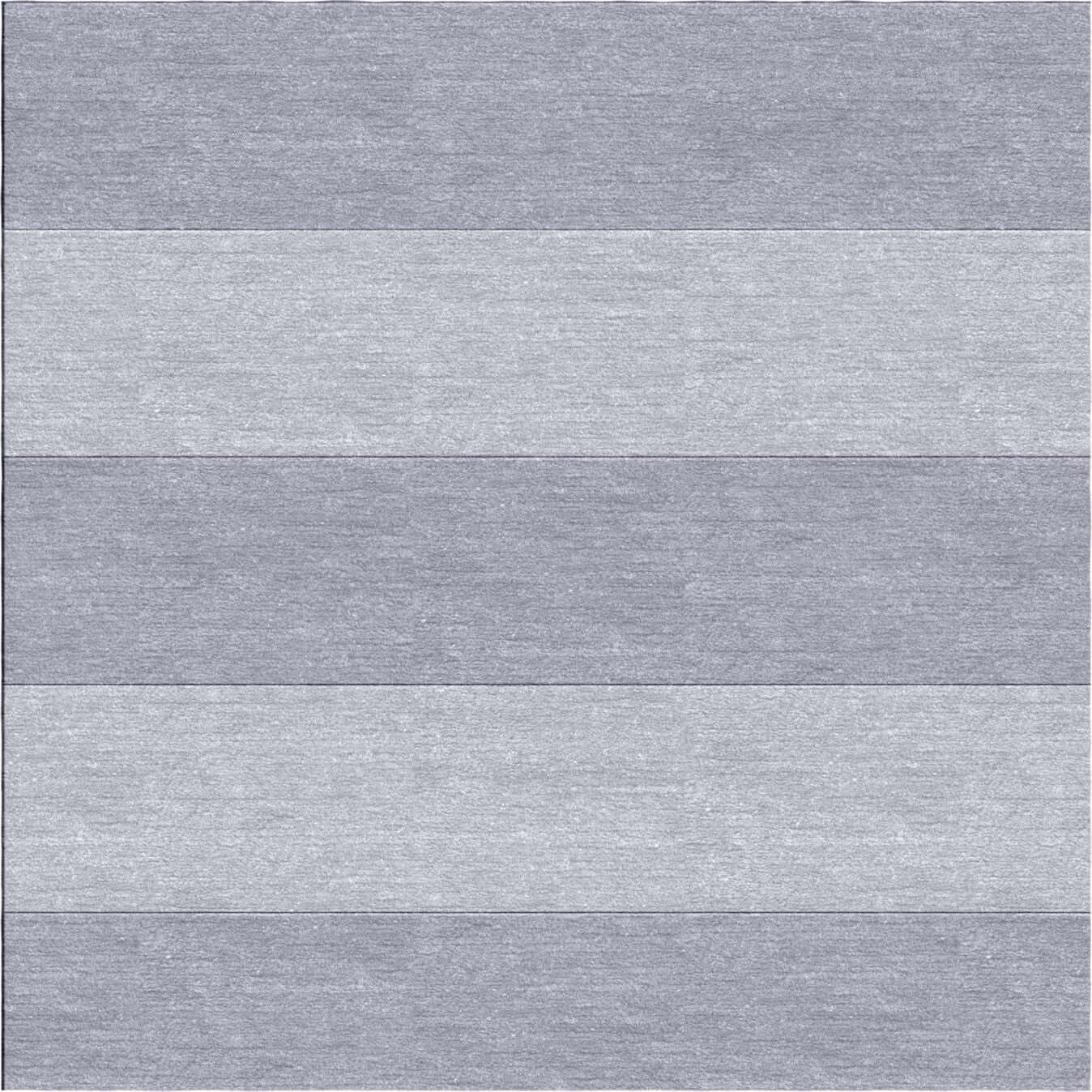 Handmade Hand-Tufted Modern Rug | Horizontal Stripes Design in Gray