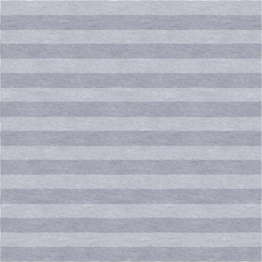 Handmade Hand-Tufted Modern Rug | Horizontal Stripes Design in Gray