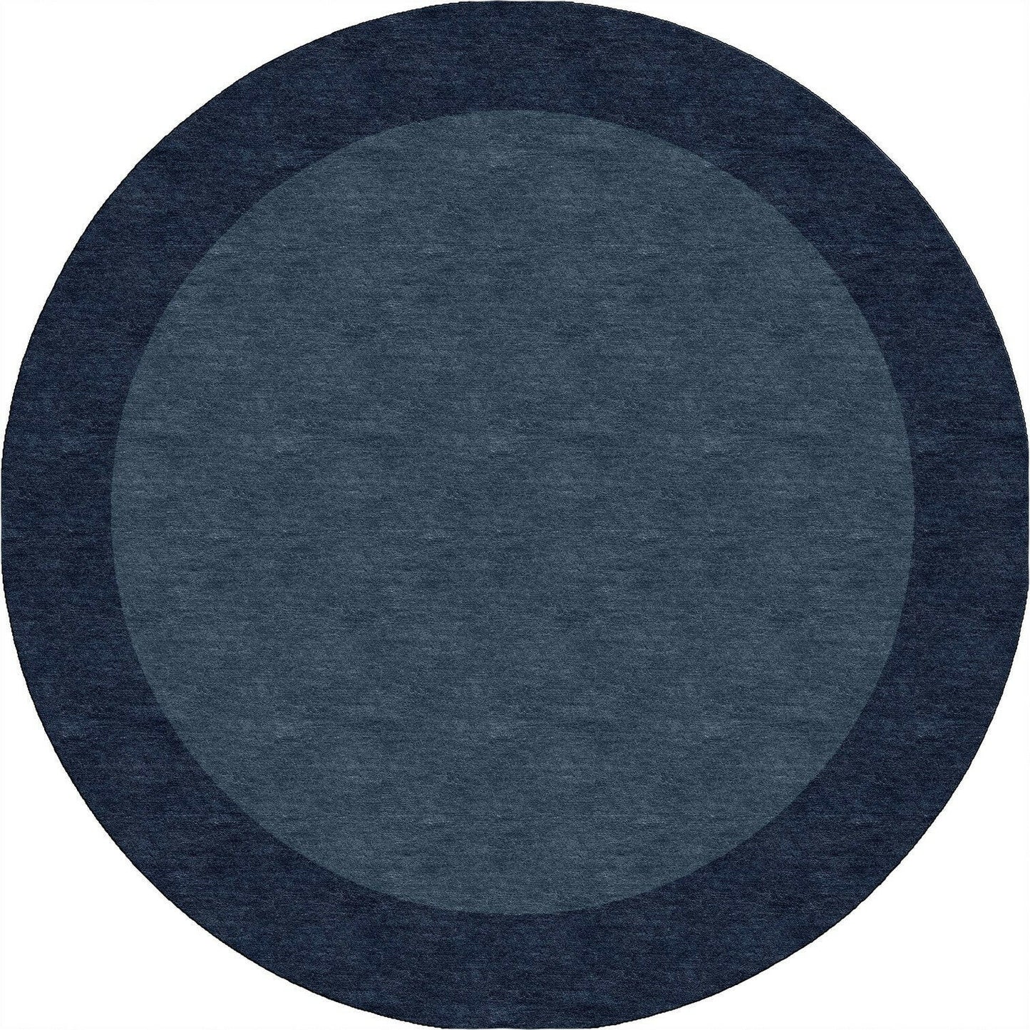 Handmade Hand-Tufted Wool Modern Border Gray Area Rug