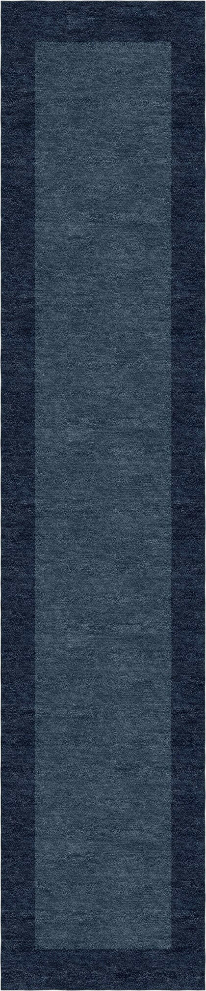 Handmade Hand-Tufted Wool Modern Border Gray Area Rug