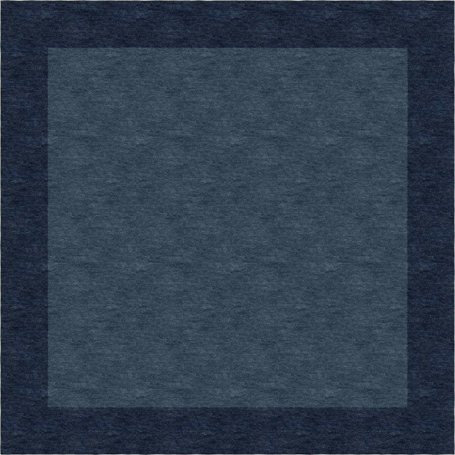 Handmade Hand-Tufted Wool Modern Border Gray Area Rug