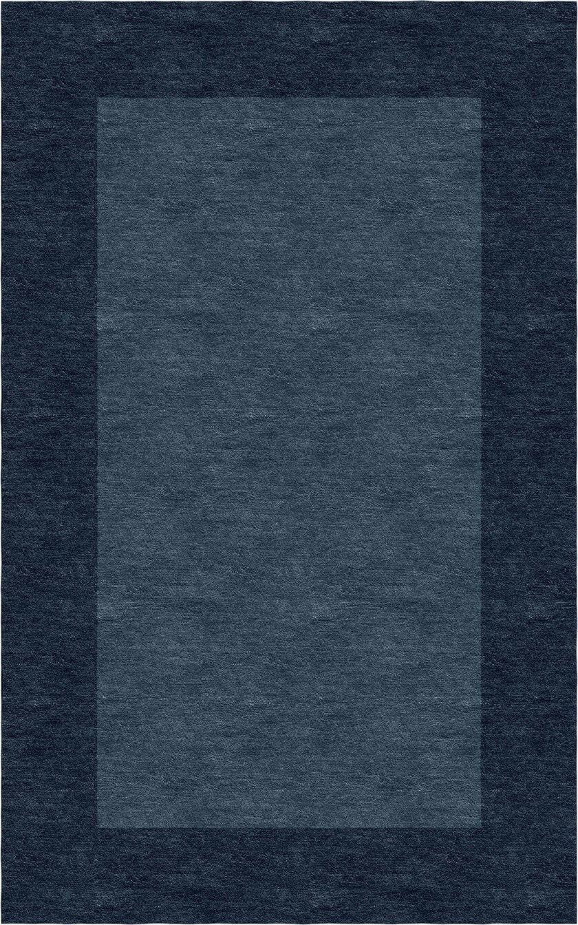Handmade Hand-Tufted Wool Modern Border Gray Area Rug