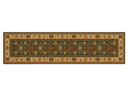 Hand Tufted Wool Rug |  Traditional Floral Oriental rug |Olive Green Persian Area Rug